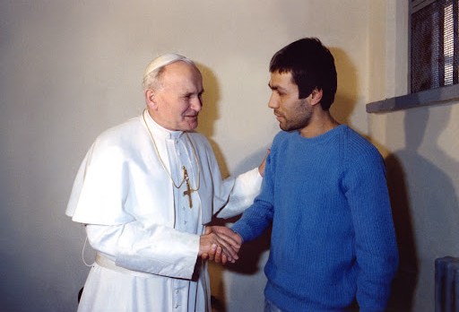 John Paul II and Mehmet Ali Agca