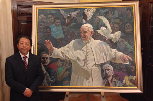 Shen Jiawei &#8211; Portrait of Pope Francis &#8211; it