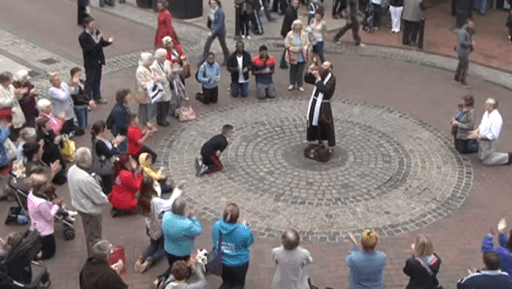flash mob adorazione eucaristica