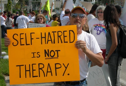 Protest against reparative therapy &#8211; it