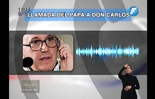 llamada sorpresa de Francisco en Paraguay:“Hola, soy el Papa…Sé que estuviste enfermo, ten fe Carlos” &#8211; it