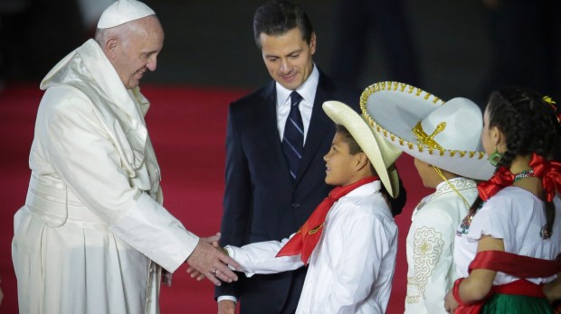 Pope Francis Arrives to Mexico