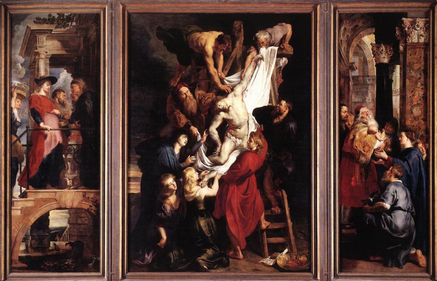 Pieter Paul Rubens (1577-1640), La discesa dalla Croce, olio su tela, 420 x 320 cm, Anversa, cattedrale di Notre-Dame © DR