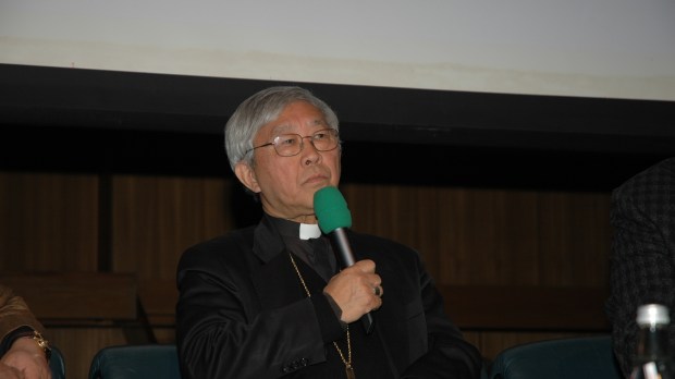 Germany, Augsburg, 11.03.2006Mgr. Jospeh Zen Ze-kiun, Cardinal of the diocese Hong Kong in China, during his speech at the &#8220;International Congress &#8220;Meetingpoint International Church&#8221; in Augsburg March, 10.-12. 2006