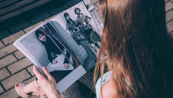 RIVISTA, DONNA, MODA