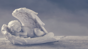 baby angel sleeping