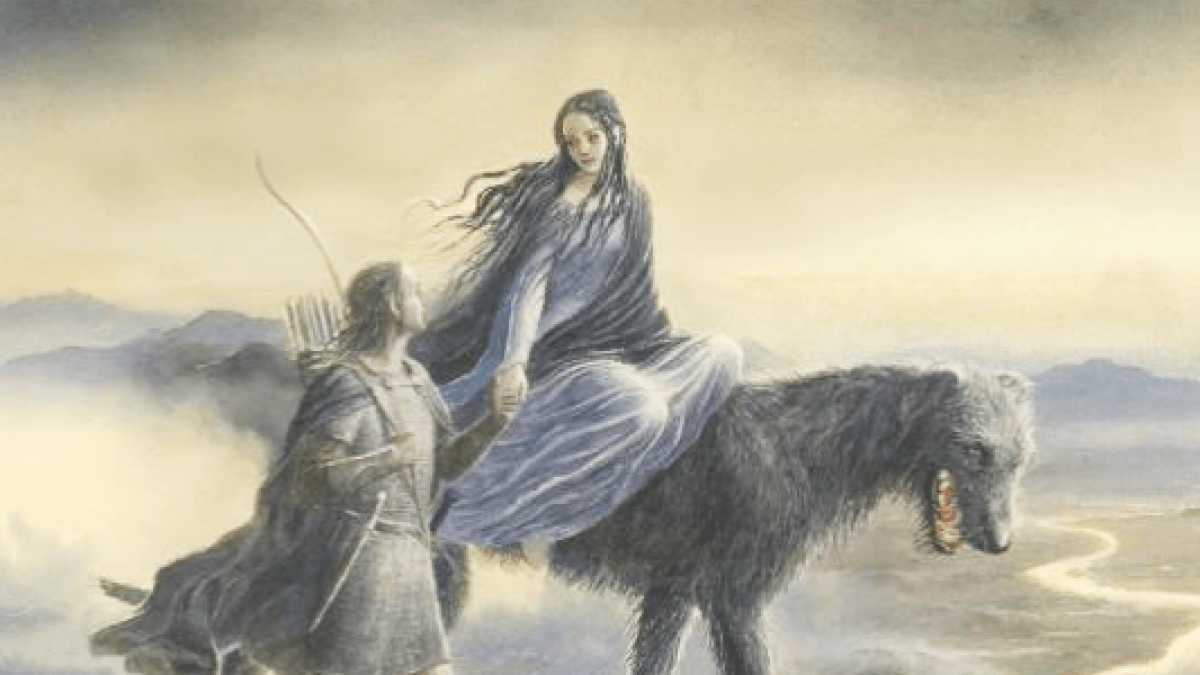 web beren and luthien tolkien books ©Alan Lee