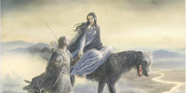 web beren and luthien tolkien books ©Alan Lee