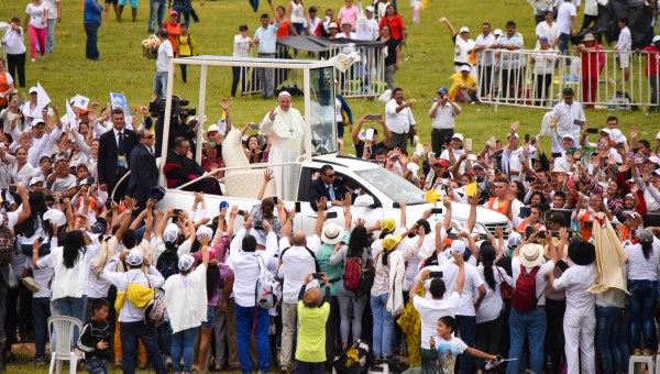 VILLAVINCENCIO,POPE FRANCIS,COLOMBIA