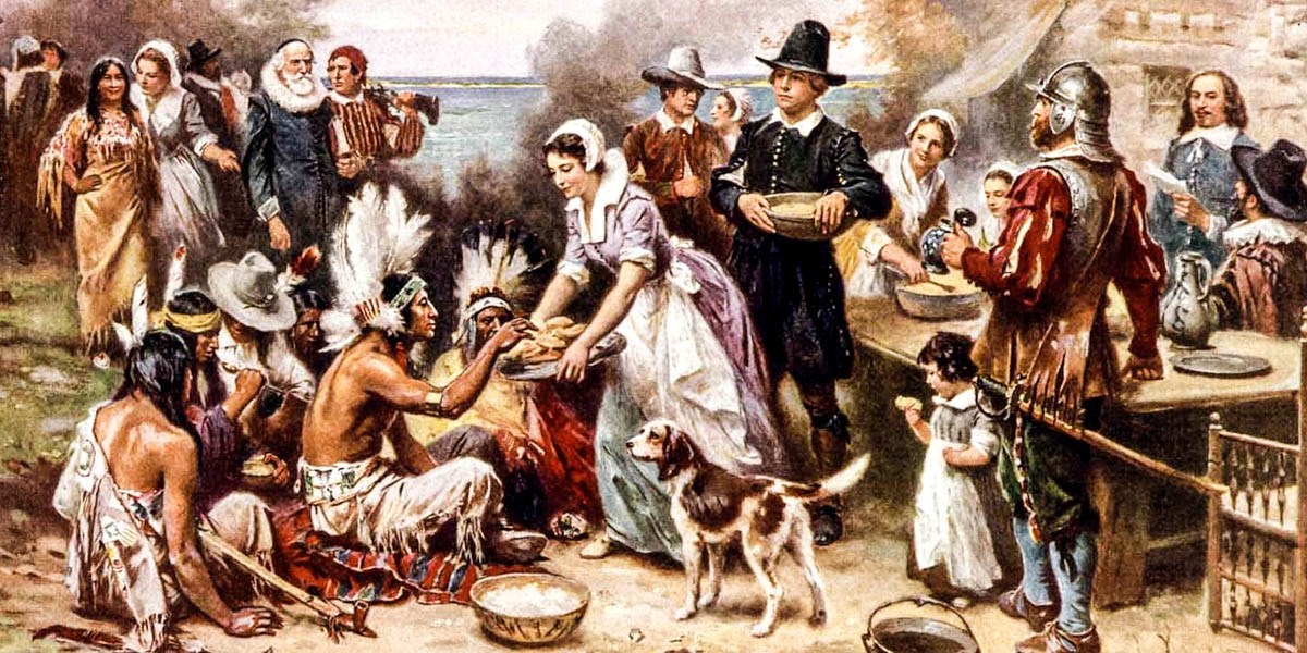 SQUANTO AND PILGRIMS