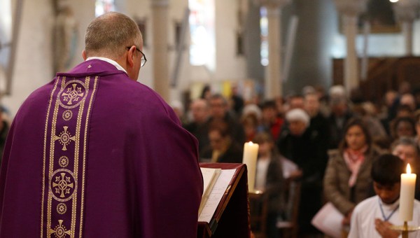 Church Priest Praying