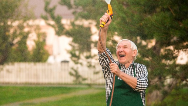 SENIOR LAUGHING