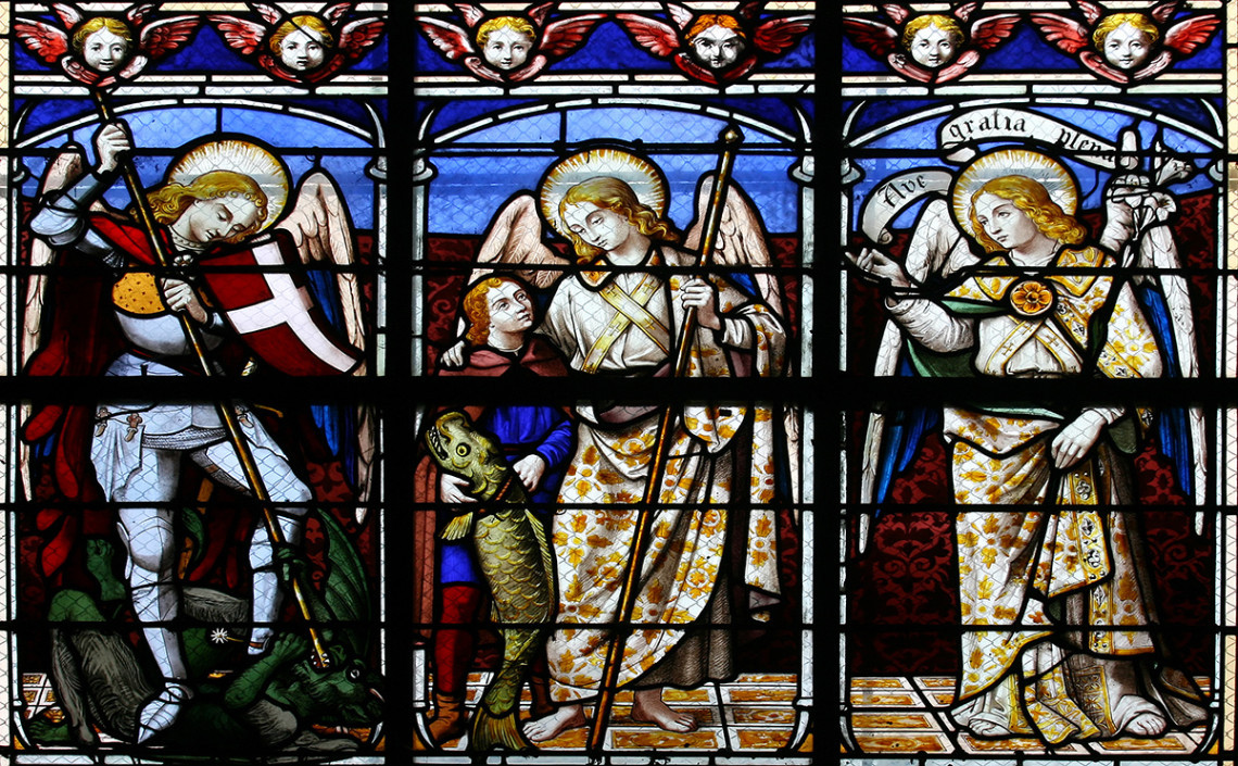 STAINED GLASS WINDOW