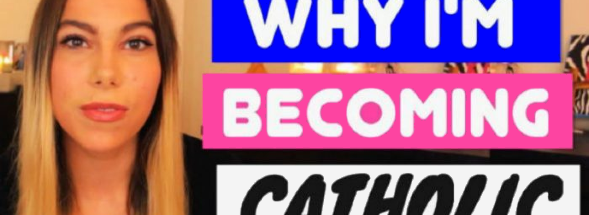Lizzie Estella Reezay se converte ao catolicismo