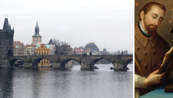 ponte Carlos e São João Nepomuceno