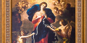 Il dipinto con “Maria che scioglie i nodi” riguardava un divorzio non avvenuto