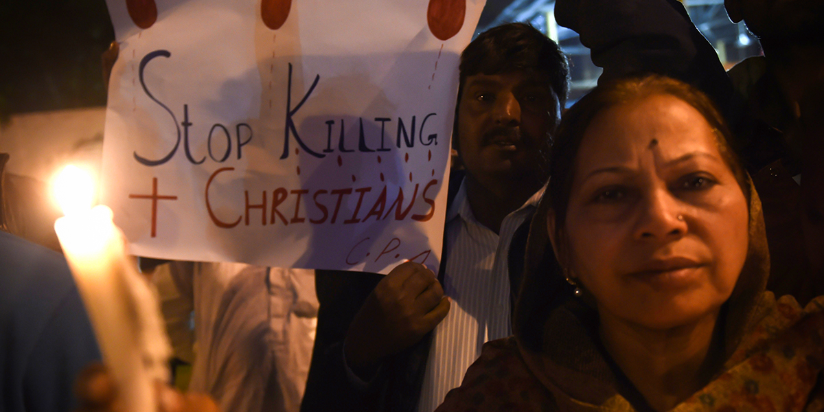 PAKISTANI CHRISTIANS PROTEST