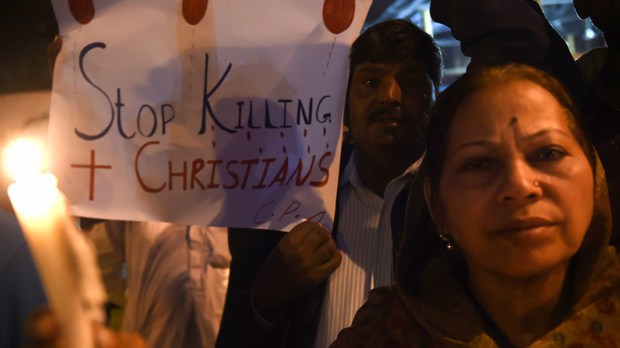 PAKISTANI CHRISTIANS PROTEST