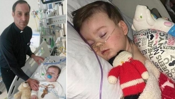 Padre Gabriele Brusco e Alfie Evans