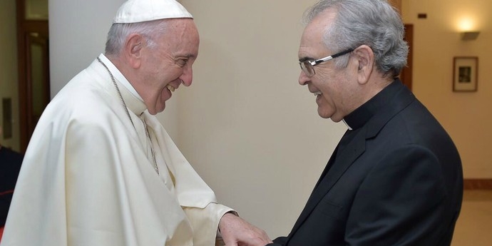 Pe Zezinho com o Papa