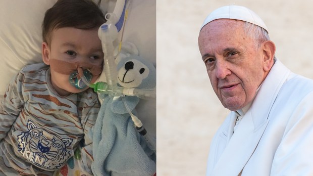 POPE FRANCIS - ALFIE EVANS