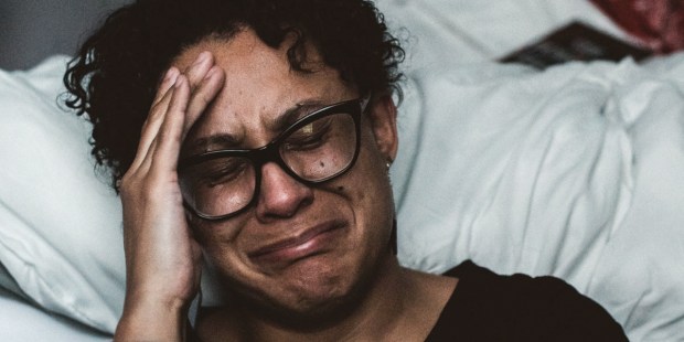 WOMAN CRYING