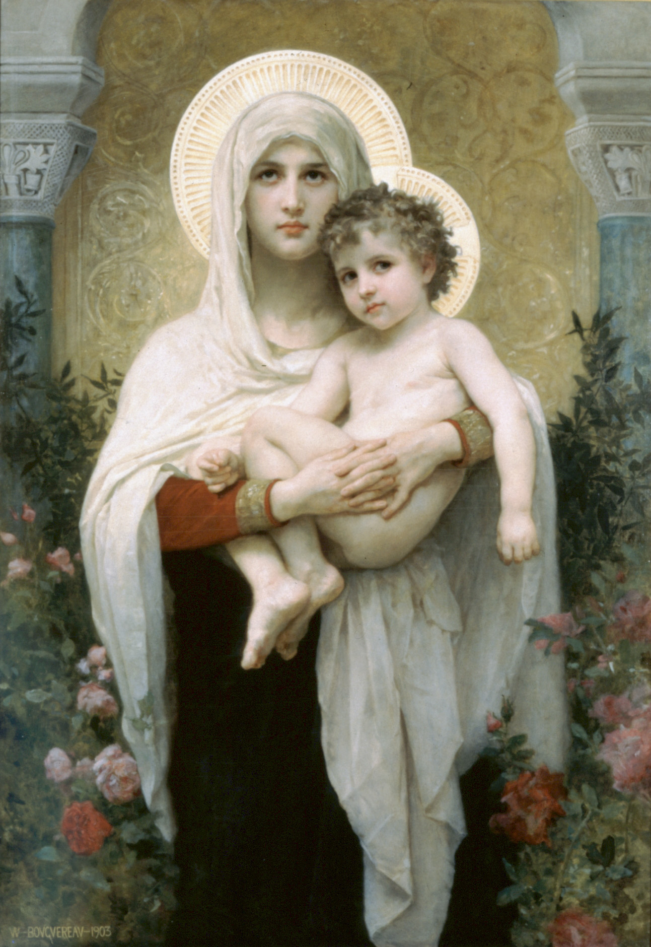 BOUGUEREAU, MADONNA, ROSE