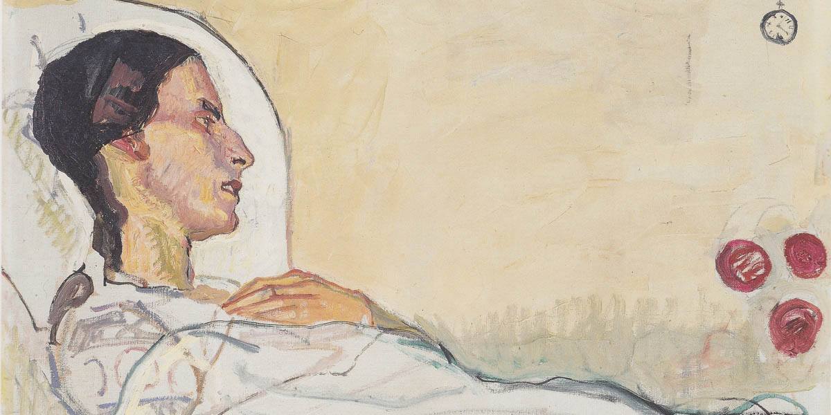 WOMAN,HOSPITAL BED