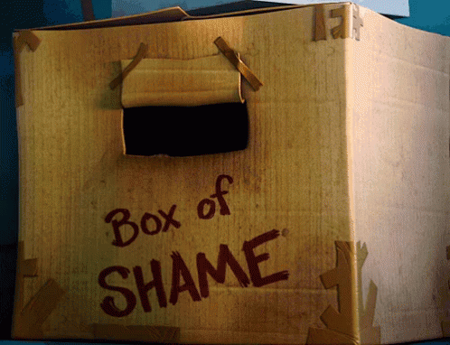 box of shame