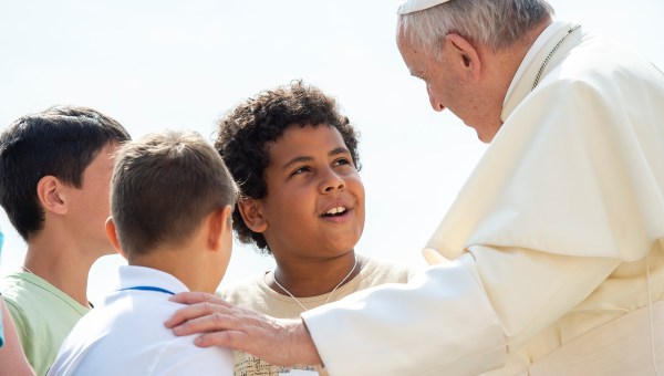 POPE FRANCIS,YOUTH,BOYS