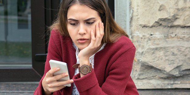 WOMAN ON PHONE