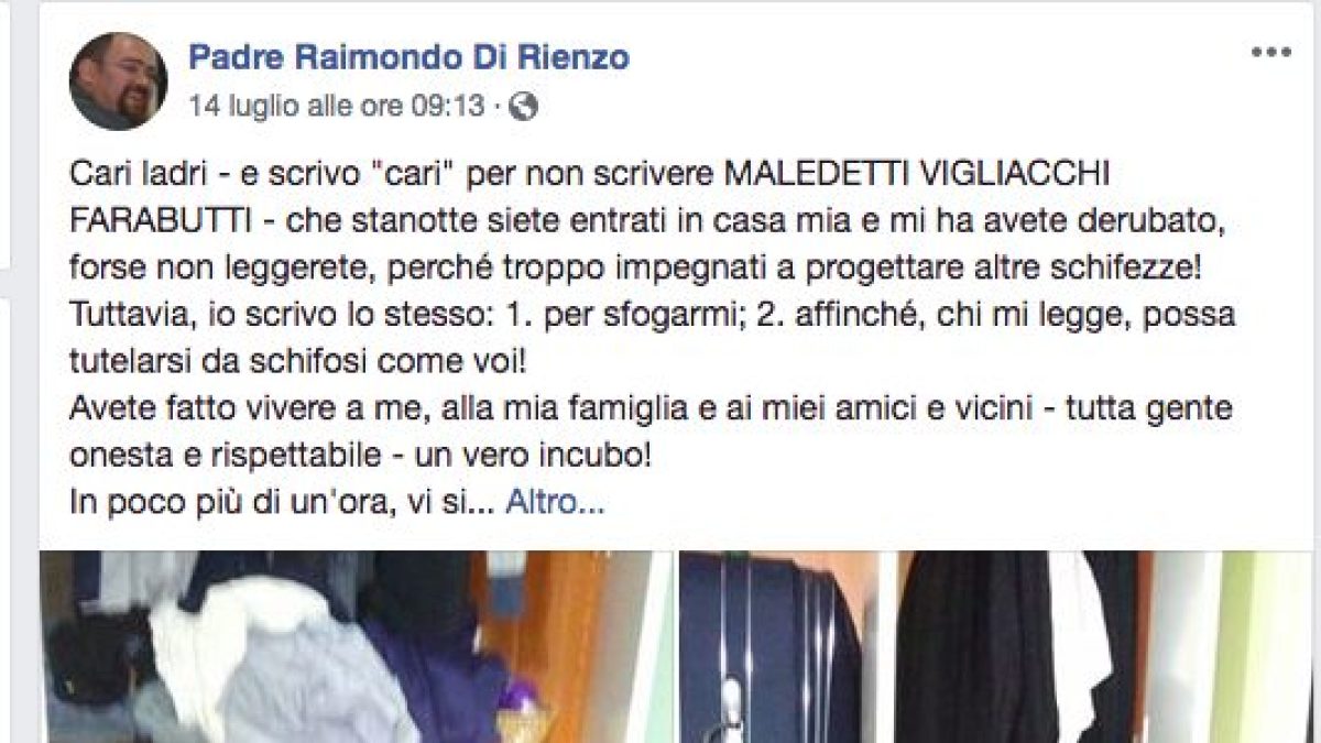 padre raimondo facebook
