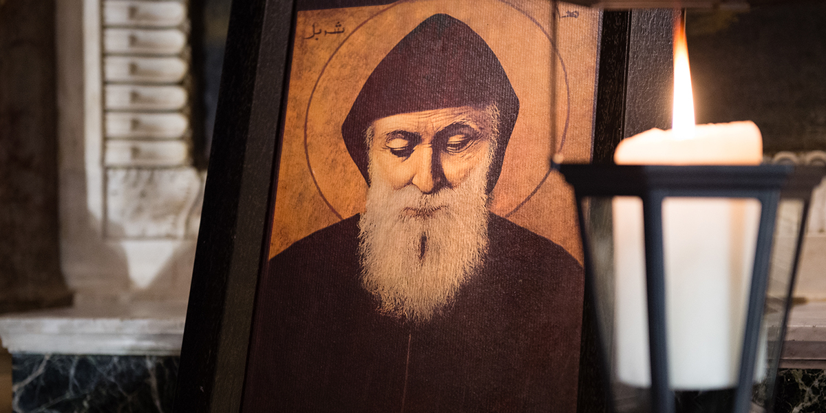 SAINT CHARBEL,CANDLE