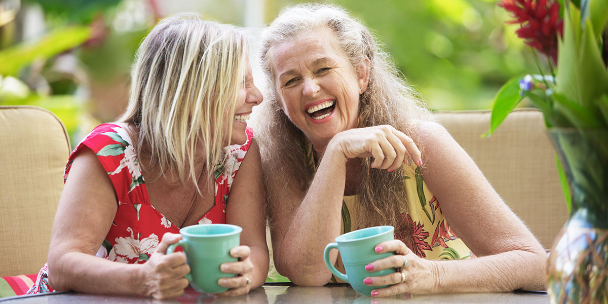 WOMEN LAUGHING