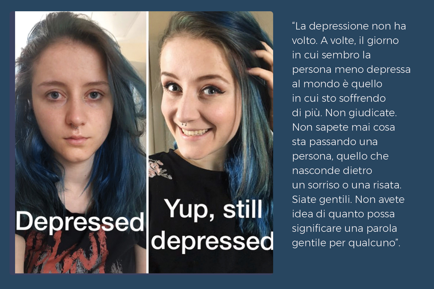 Confessione di una persona che soffre di depressione