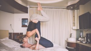 COUPLE IN BEDROOM