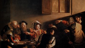 Caravaggio vocação Mateus