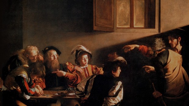 Caravaggio vocação Mateus