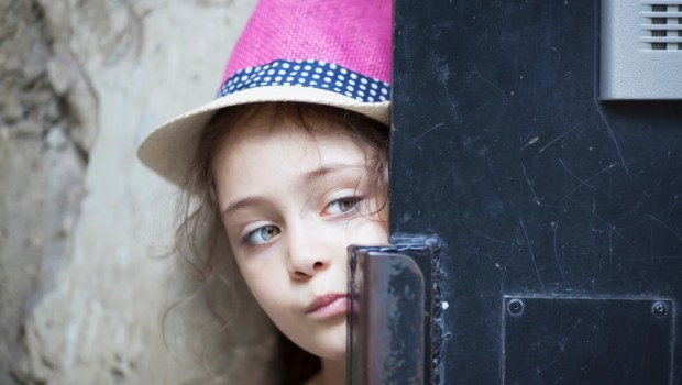 BAMBINA, PORTA, OCCHI