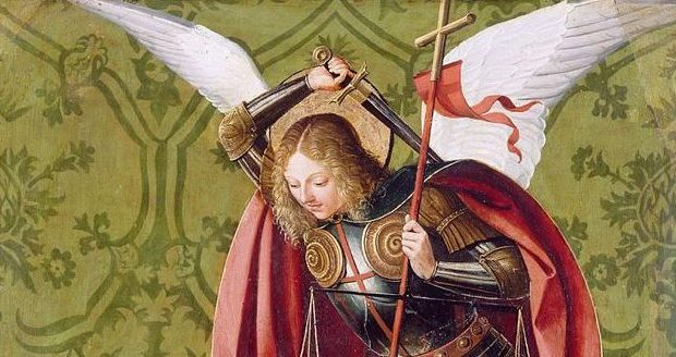 San Michele arcangelo salvò un santo dall'aggressione di bulli