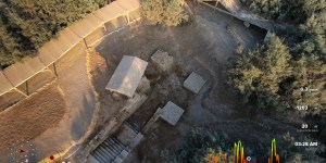 FOTO ESCLUSIVE: la folle avventura di filmare con un drone il luogo del Battesimo di Gesù