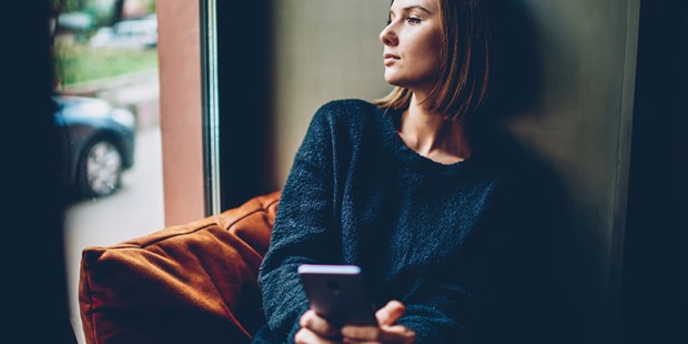 WOMAN THINKING