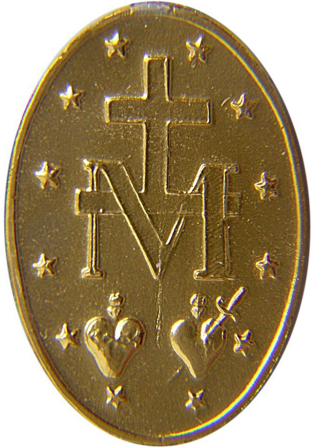 MIRACULOUS MEDAL REVERSE SIDE