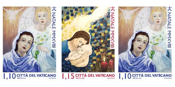 STAMP,VATICAN,D'AGATA