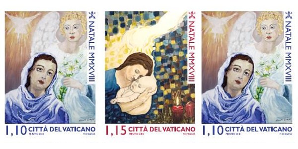 STAMP,VATICAN,D'AGATA