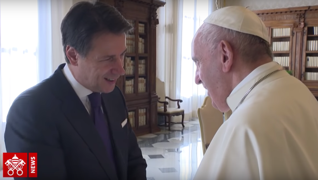 PAPA FRANCESCO PREMIER CONTE