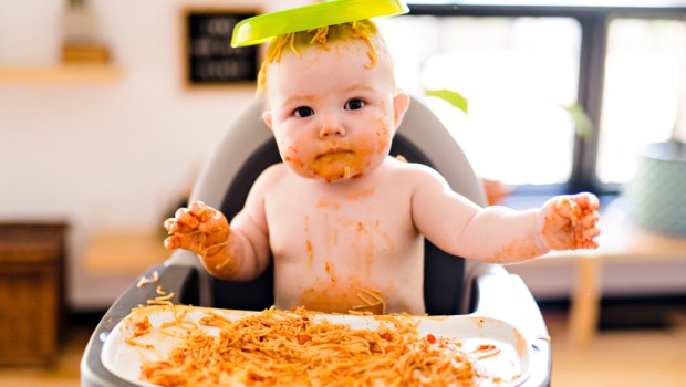 NEONATO, PAPPA, SPORCO