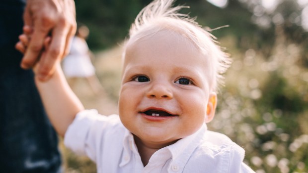 LITTLE BOY WITH DAD