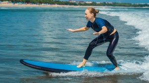 RAGAZZA, SURF, ONDE