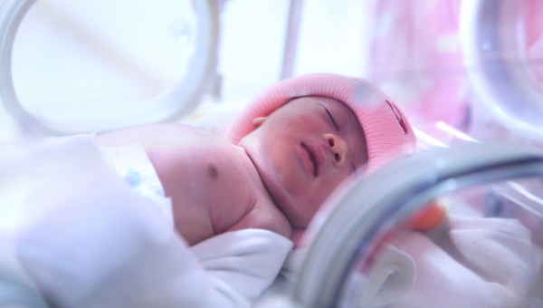 NEWBORN, GIRL, HOSPITAL